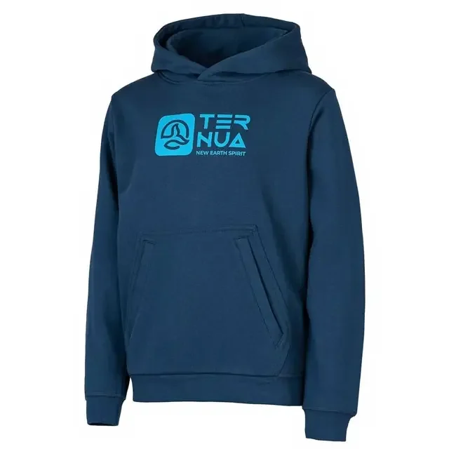 ternua sweatshirt zue hoodie k dark lagoon