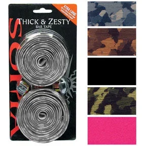 Thick and Zesty Striated Bar Tape Green Camo