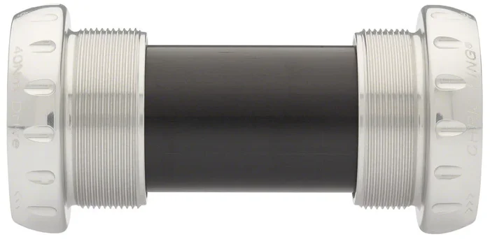 ThreadFit 24 Bottom Bracket Fit Kit 4 – English For Shimano Hollowtech II Silver