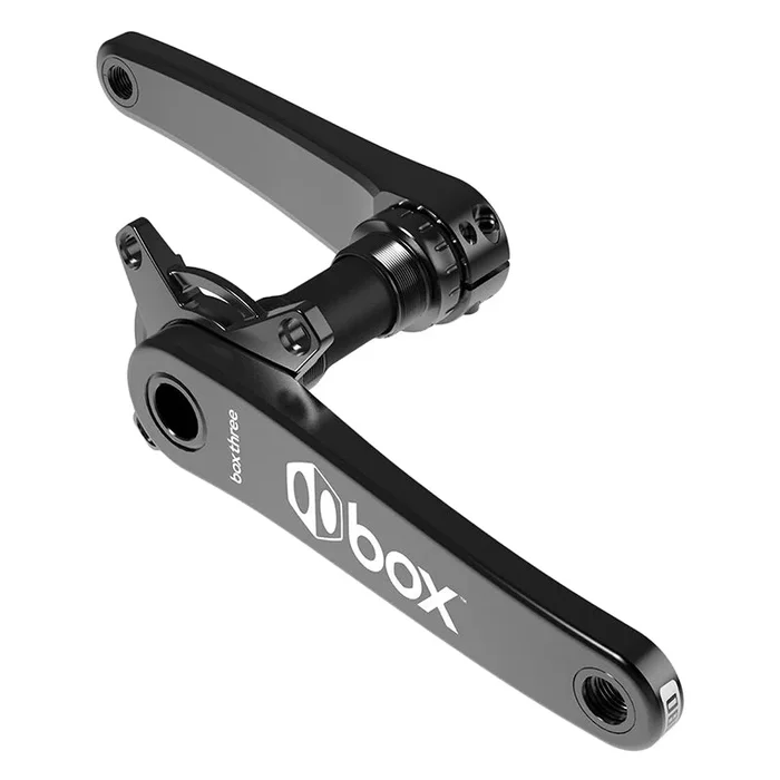 .three. 2pc Hollow 177 24mm crankset black