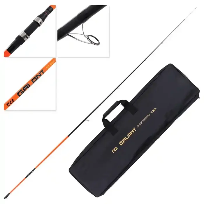 TiCA Galant 1466 Surfcasting Rod 14ft 9in 100-220g 6pc with Case