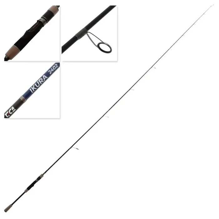 TiCA Ikura 802 Spinning Rod 7ft 11in 2-10g 2pc