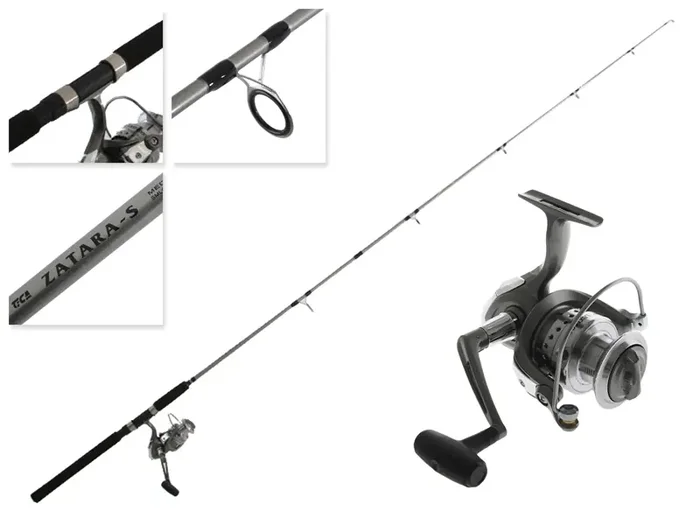 TiCA Zatara Silver LBXT4000 and SMLC70MH2S Softbaiting Combo 7ft 10-20lb 2pc