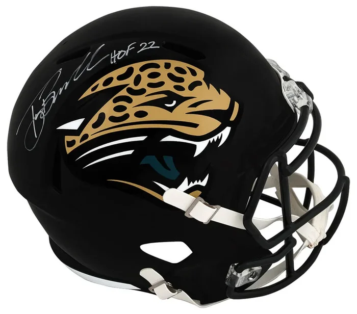 Tony Boselli Signed Jacksonville Jaguars Riddell Full Size Speed Replica Helmet w/HOF’22 (White Ink)