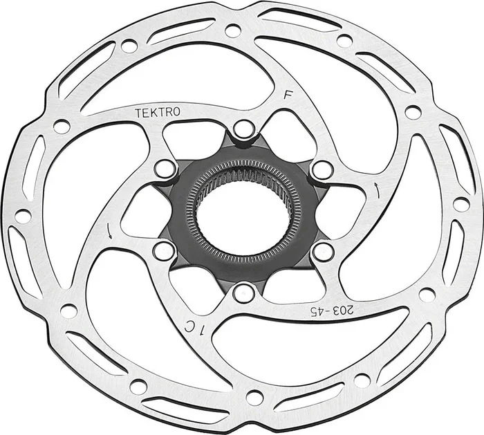 TR160-45 Disc Brake Rotor – 160mm Center-Lock 2.3mm Thickness Silver