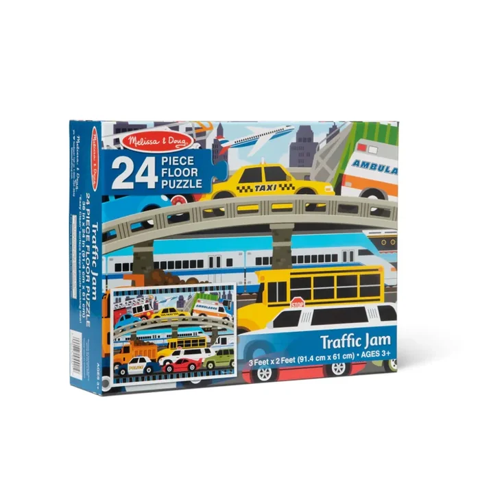 Traffic Jam Floor Puzzle – 24 Pieces