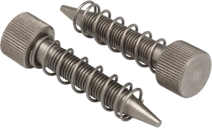 Trailer Hitch Axle Hook Thumbscrews and Springs Pair