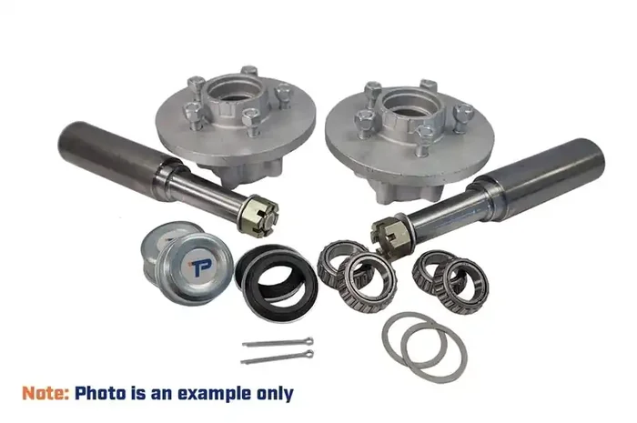 Trailparts 2500kg Hub Stub Set 6 x 5 1/2in 55mm Stub End