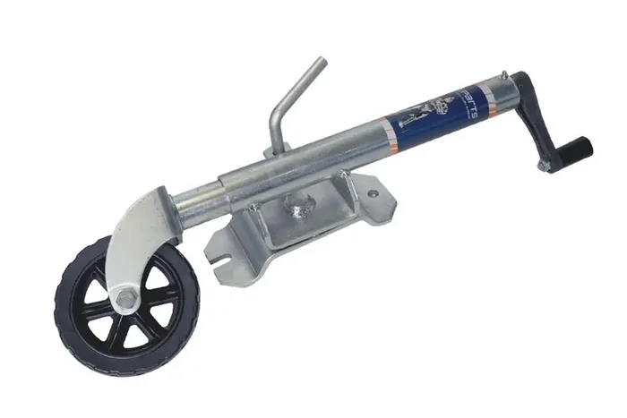 Trailparts Jockey Wheel 6in Plastic Wheel 150kg Bolt-on