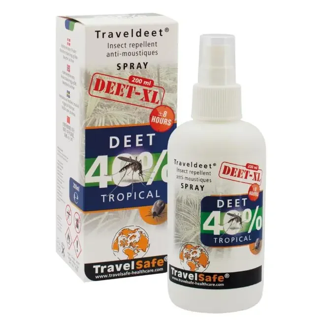 travelsafe traveldeet 40% xl spray 200 ml
