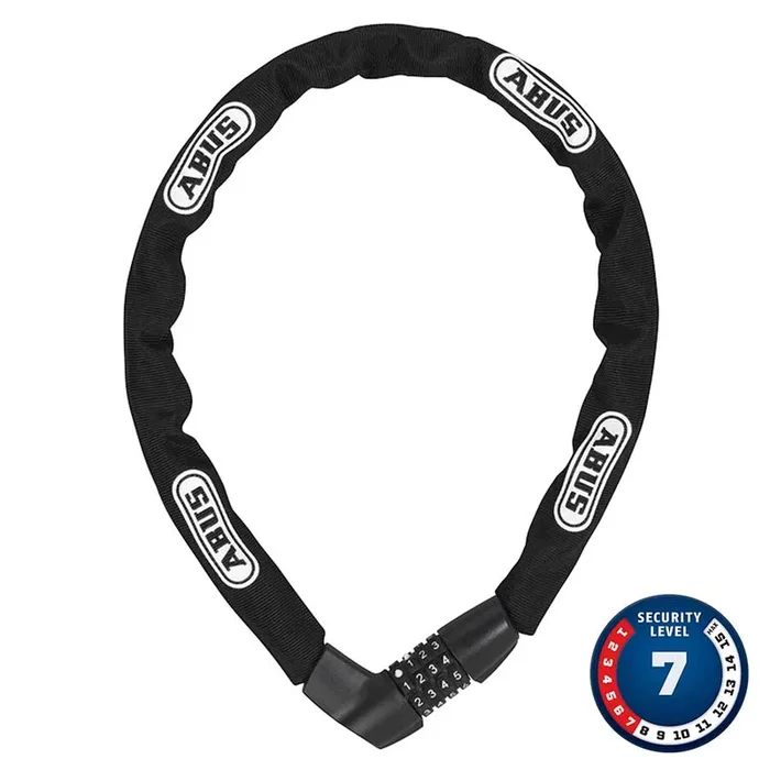 Tresor 1385 Chain Lock Combo 7mm 110cm 3.6 Black