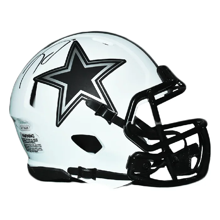 Trevon Diggs Signed Dallas Cowboys Lunar Eclipse Mini Helmet (JSA)