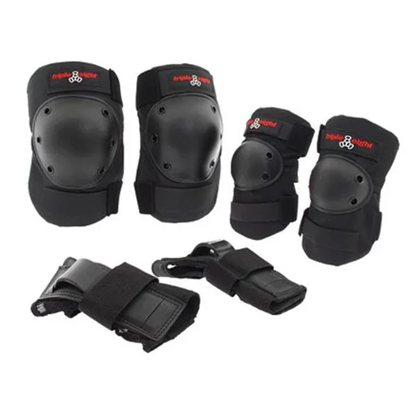 Triple 8 Sleeved Pad Set 3-Pack