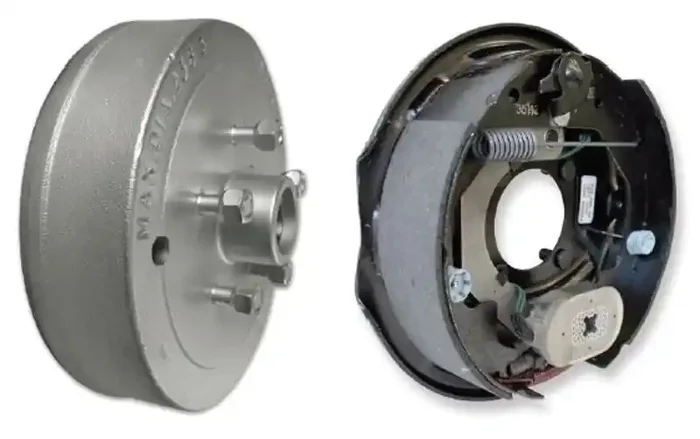 Trojan Electric Brake Hub and Stub Set 10in 6 x 5-1/2in x 1/2in