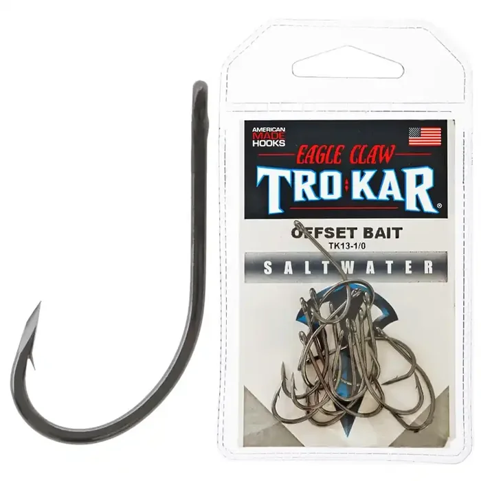 Trokar TK13 Vapor Offset Hooks 5/0 Qty 11