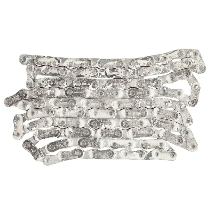 UFO Chain – Optimized SRAM AXS 12-Speed Road Flattop 120 Links Teflon-Free Silver