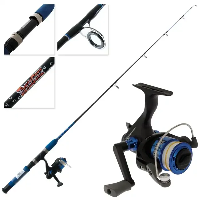 Ugly Stik Tackleratz Spinning Kids Combo Blue 3ft 9in 2-4kg 1pc