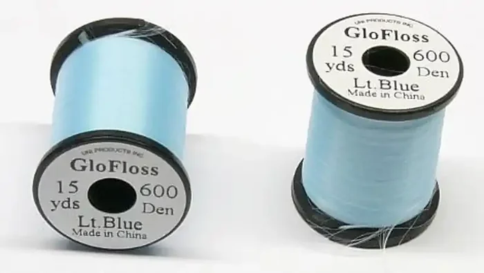 UNI GloFloss Phosphorescent Floss Light Blue