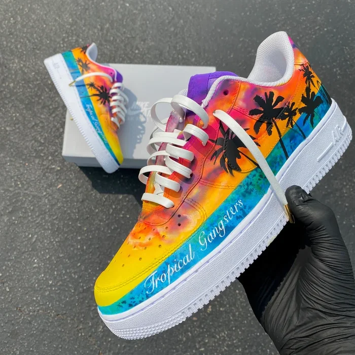 US Men’s size 10 White Nike AF1 Low – Custom Order – Invoice 2