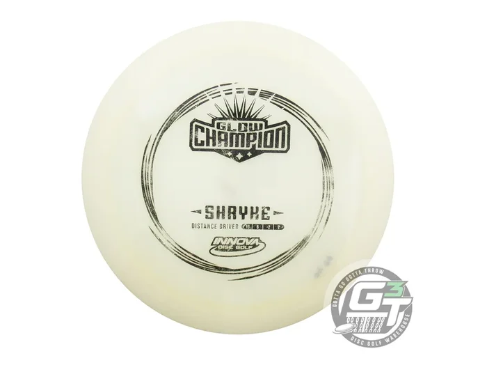 USED Innova Champion Glow Shryke 175g Black Stamp Distance Driver Golf Disc
