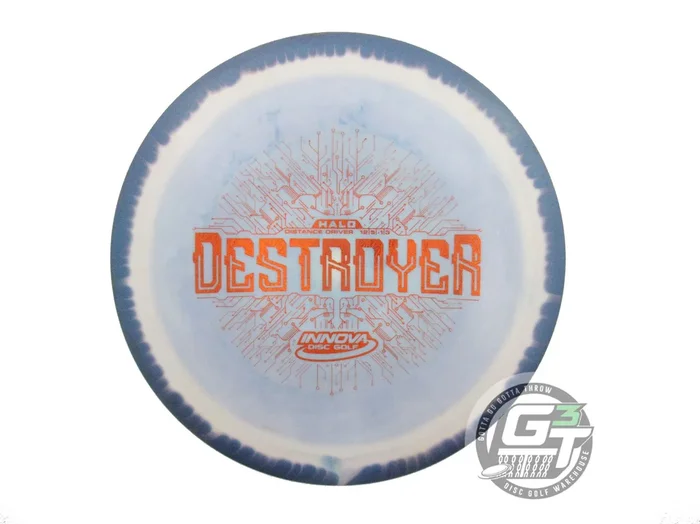 USED Innova Halo Star Destroyer 171g Blue-White Distance Driver Golf Disc