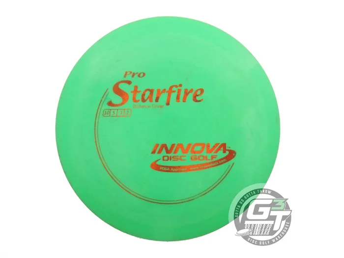 USED Innova Pro Starfire 171g Green Orange Foil Distance Driver Golf Disc