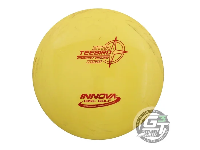 USED Innova Star Teebird 170g Marigold Red Foil Fairway Driver Golf Disc