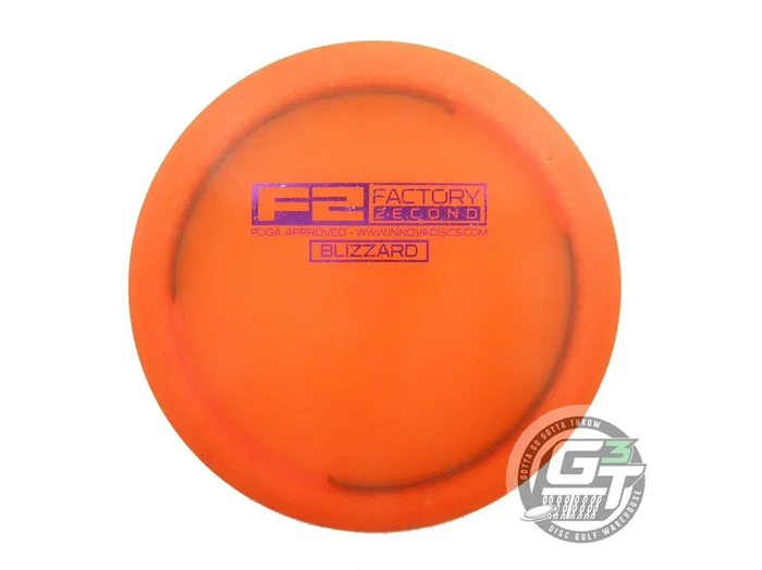 USED Innova X-OUT Blizzard Beast 144g Orange Distance Driver Golf Disc