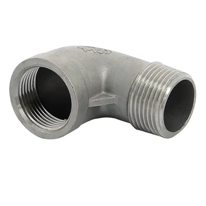 V-Quipment 90-degree Stainless Steel Elbow Male-Female G1in