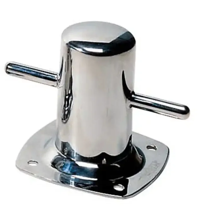 V-Quipment Achilles 90 Stainless Steel Bollard with Baseplate