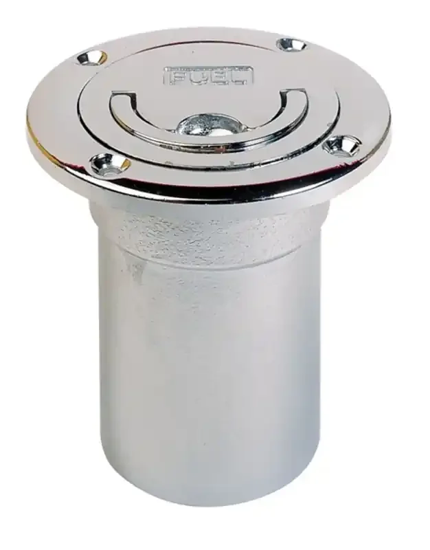 V-Quipment Chrome Fuel Filler Cap for 38mm Diameter Hose