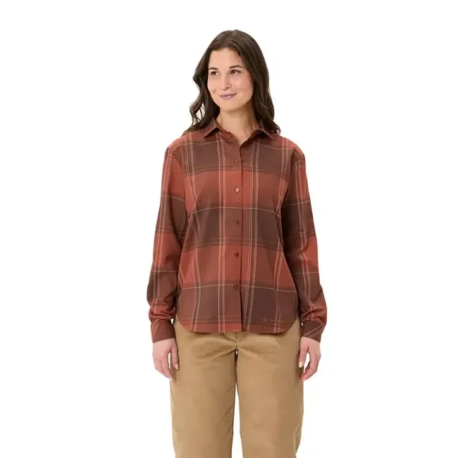 vaude dress shirt farsund ls shirt iii tobacco