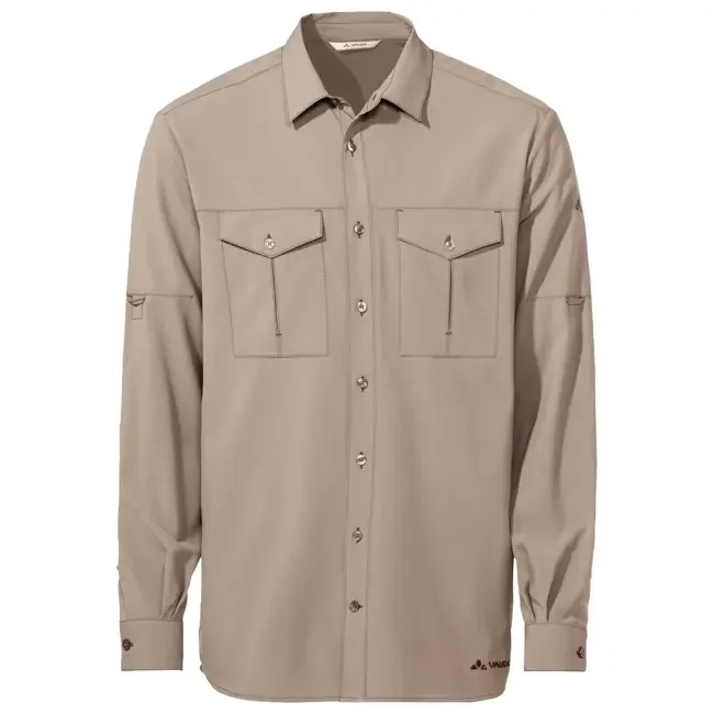 vaude dress shirt rosemoor ls shirt ii linen uni
