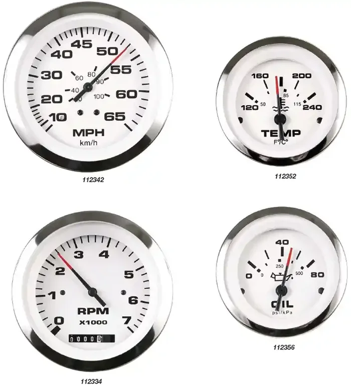 Veethree Instruments Lido Pro Domed Gauges