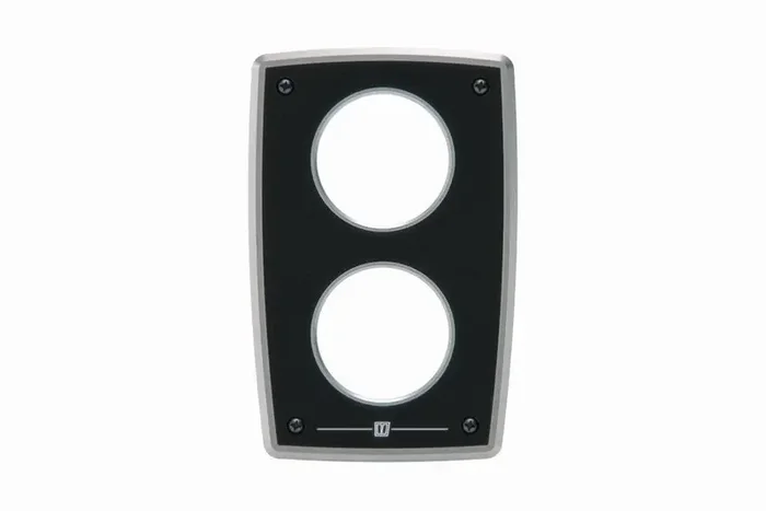 VETUS Aluminiumm Extension Panel For 2 Instruments