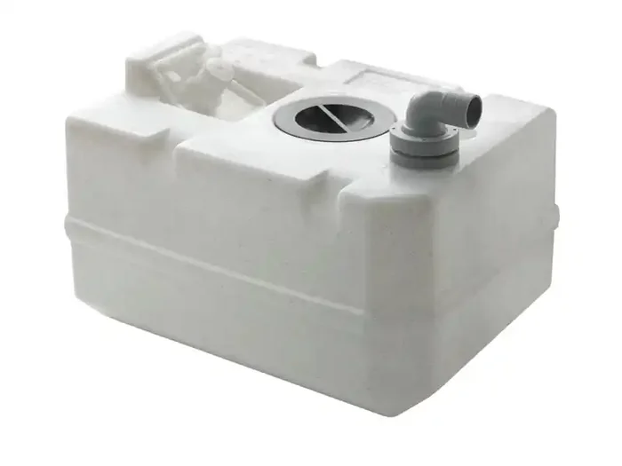 VETUS Rigid Waste Water Tank 80L with Connections