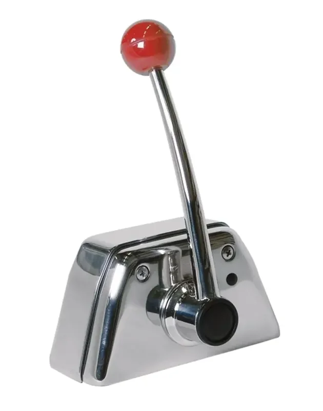 VETUS Top Mount Single Lever Remote Control with Stainless Steel Handle and Housing