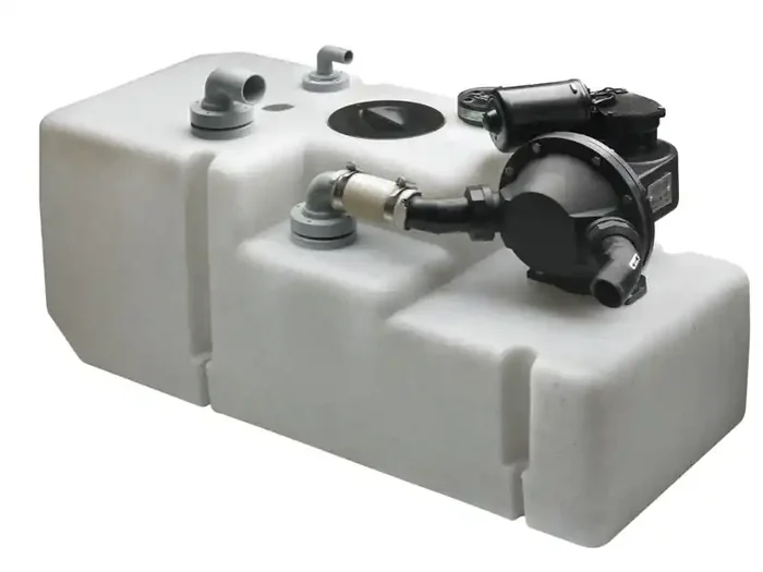 VETUS Waste Water Tank System 88L with 24V Pump and Sensor
