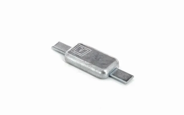 VETUS Weld-On Rectangular Hull Anode Aluminium 0.36kg