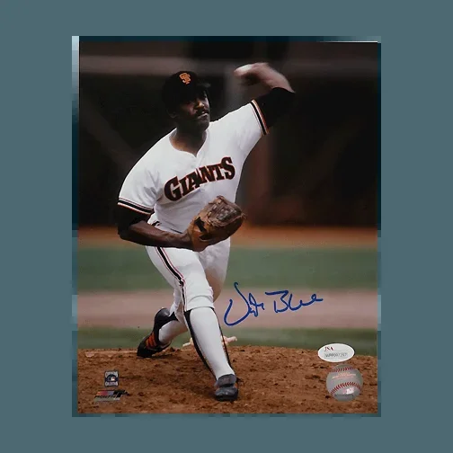 Vida Blue Signed San Francisco Giants 8×10 Photo (JSA)