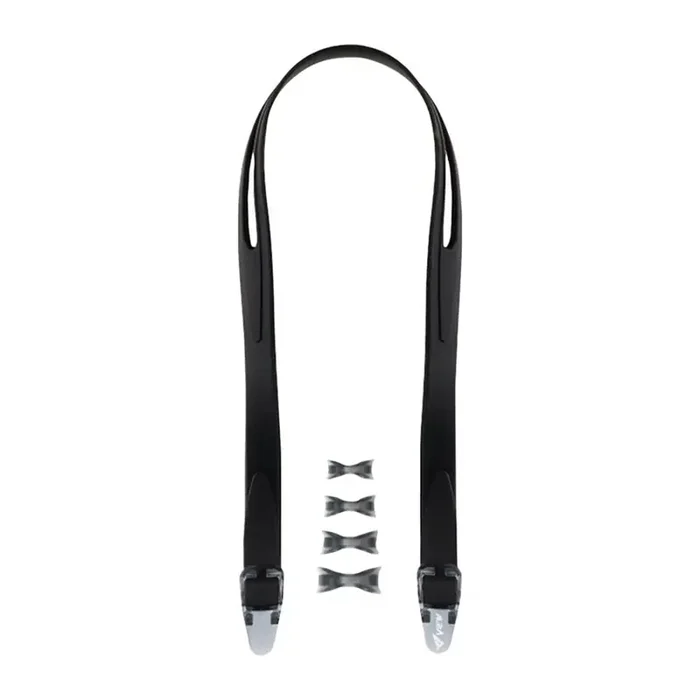View Junior Goggles Strap Set Black