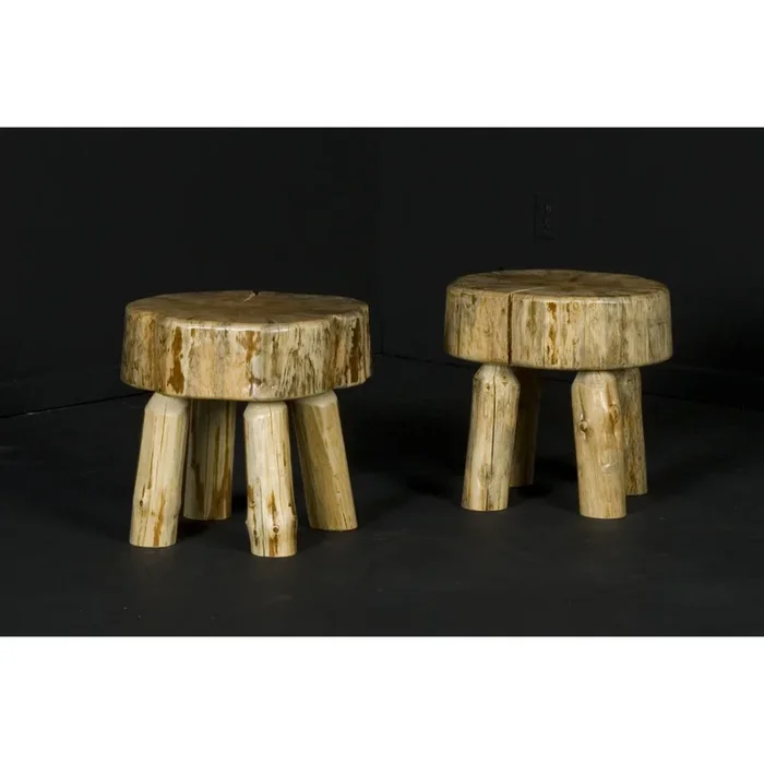 Viking Industries Log Sitting Stool