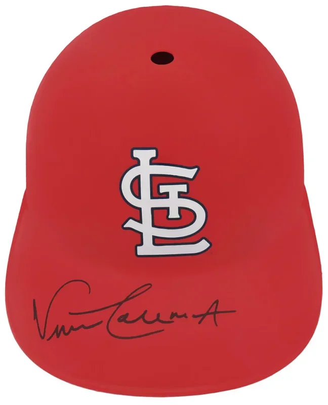 Vince Coleman Signed St. Louis Cardinals Souvenir Replica Baseball Batting Helmet