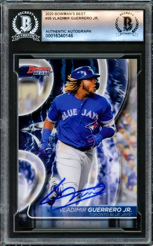 Vladimir Guerrero Jr. Autographed 2020 Bowman’s Best Card #26 Toronto Blue Jays Beckett BAS #16340146