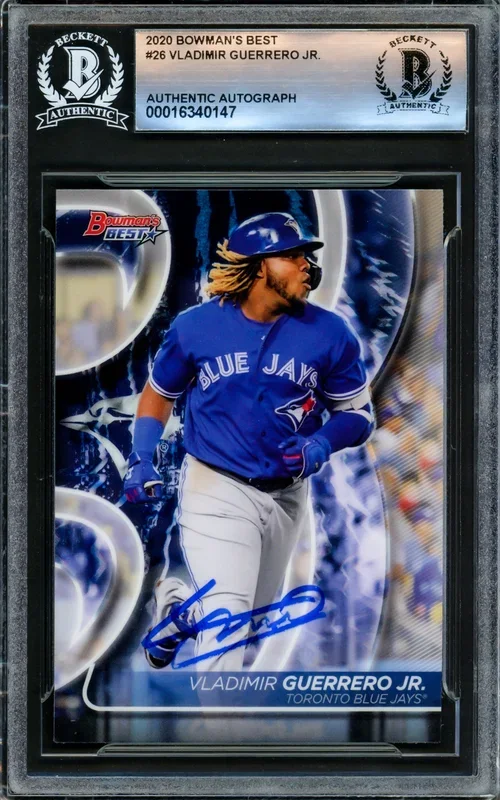 Vladimir Guerrero Jr. Autographed 2020 Bowman’s Best Card #26 Toronto Blue Jays Beckett BAS #16340147