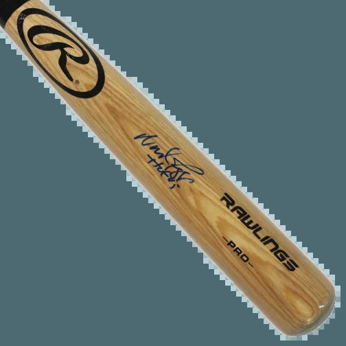 Wade Boggs Autographed Full Size Rawlings Baseball Bat Blonde (JSA) with HOF Inscription