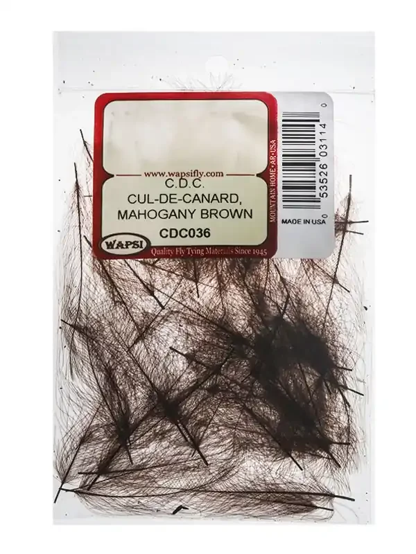 Wapsi CDC Feathers Mahogany Brown