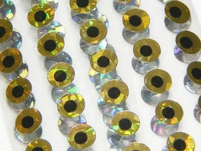 Wapsi Flat Stick on Eyes 2.4mm