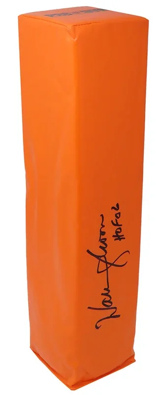 Warren Moon Signed Orange Endzone Football Pylon w/HOF’06