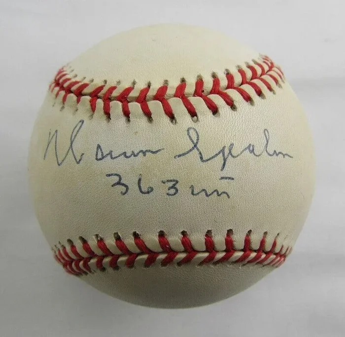 Warren Spahn Signed Rawlings Baseball w/ Insc JSA AC15639